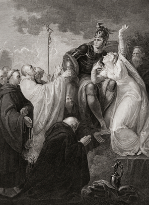 Augustine and Aethelberht. (print)