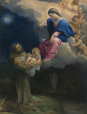 The Vision of Saint Francis, c.1602 (oil on copper)
