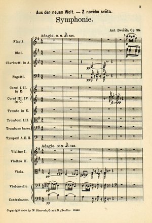 Antonin Dvorak - opening