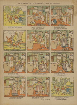 Illustration for Le Rire (colour litho)