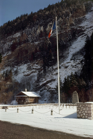 Military cemetery in Morette (Savoy, France)