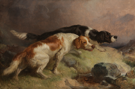 Sandters on the Moor (oil on canvas)