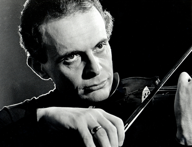 MAAZEL, Lorin - playing violin - close view London, 3 October 1971