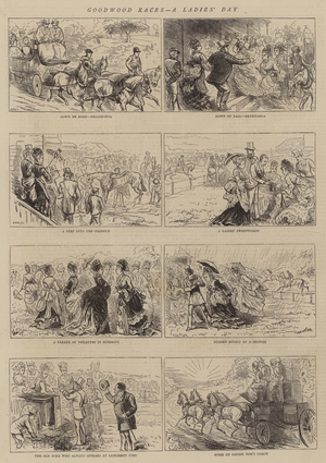Goodwood Races, A Ladies' Day (engraving)