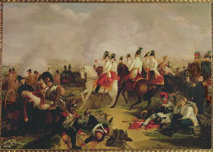 Archduke Karl's victory over Napoleon I at Aspern near Vienna …