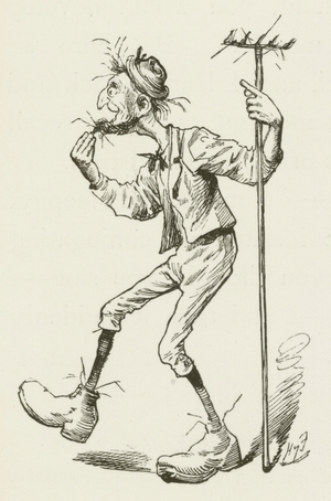 Illustration for Sylvie and Bruno by Lewis Carroll (engraving)
