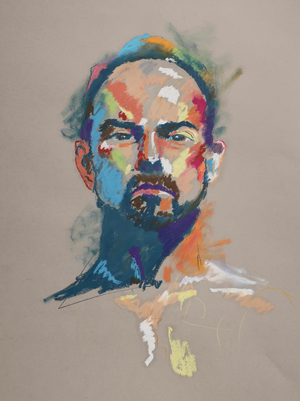 Color Study 10, 2023 (pastel on paper)
