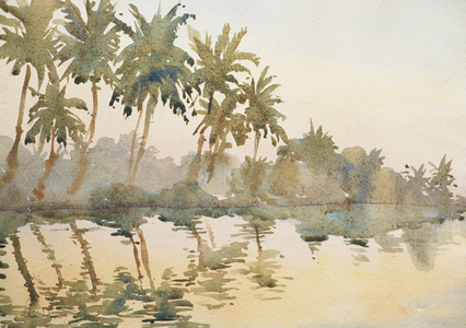 614 Dawn on the backwaters