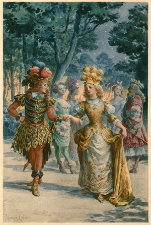 Les plaisirs de l'ile enchantee (illustration)