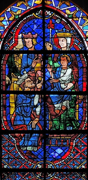 The Adoration of the Magi (w114) (stained glass)