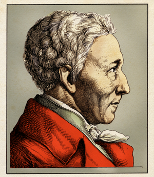 Albrecht Daniel THAER (1752-1828), 1854 (engraving)