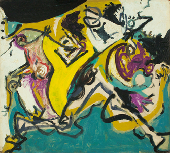 Verso of Equine Series II, c.1944 (oil on canvas)