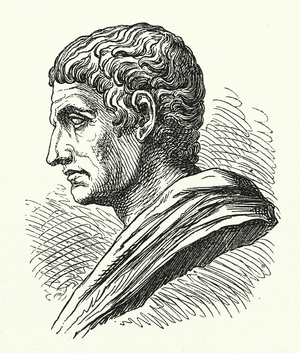 Aristotle, ancient Greek philosopher (engraving)