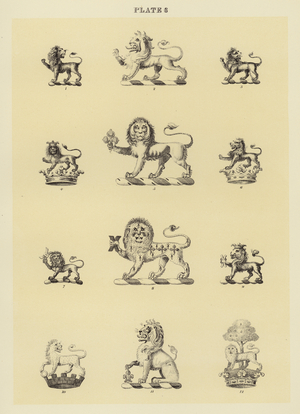 llustration for Fairbairn’s Book of Crests (engraving)
