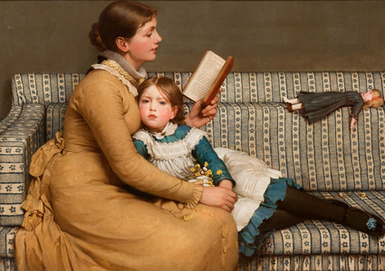 Alice in Wonderland (oil on canvas)