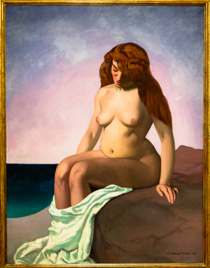Bather at the Rock, 1911 (oil on canvas)