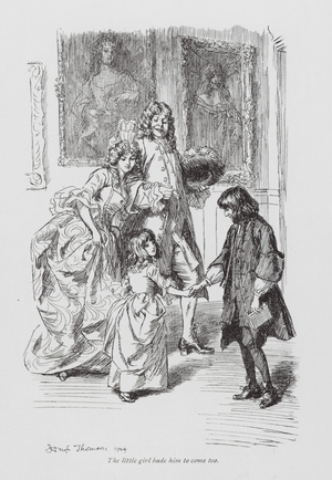 Illustration for The History of Henry Esmond by William Makepeace Thackeray (litho)