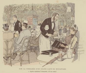 Illustration for Paris Brillant (colour litho)