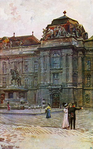Josefsplatz with Main Library