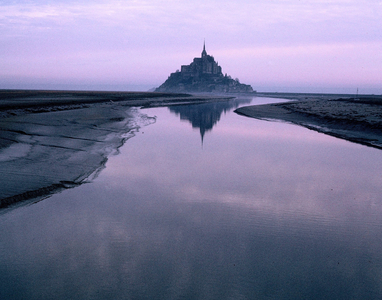 Mont St Michel at Dusk