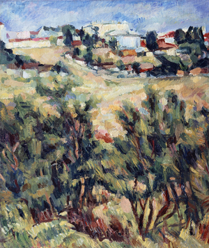 Outskirts Of Nalchik, 1936 (oil on canvas)