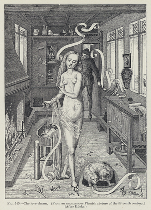 The love charm (litho)