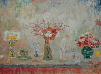 Fantastic still life, 1936 (oil on panel)
