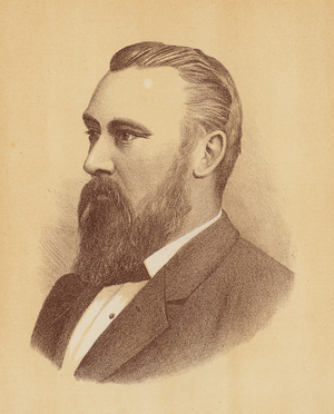 William John Lyne (colour litho)