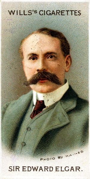 Edward Elgar portrait on
