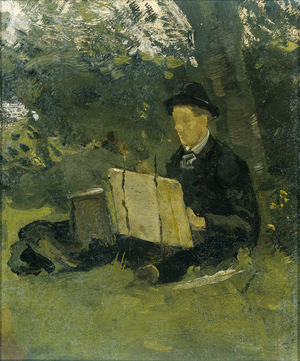 Jan Verkade, 1891 (oil on canvas on cardboard)