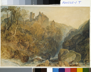 Rosslyn Castle (watercolour on white paper)