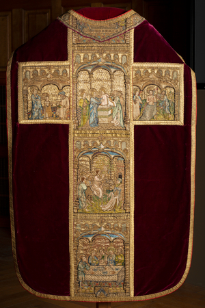Museum collection (Trésor de la cathédrale). Chasuble (Chasuble de Jean Chevrot). 15th century. Rear end.