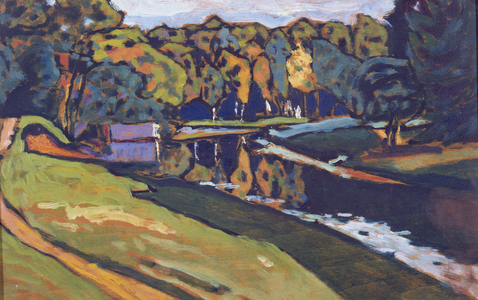 Autumn, Study, 1905 (oil on panel)