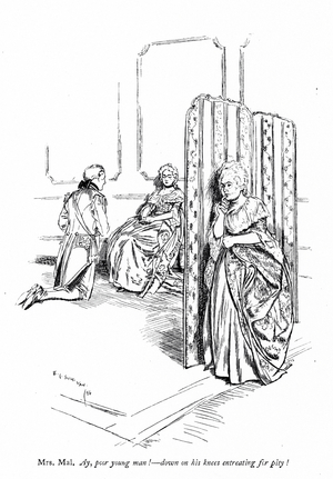 Illustration for Sheridan's The Rivals (engraving)