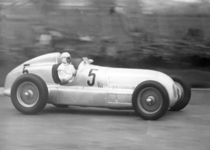 Rudolf Caracciola, 1930s (b/w photo)