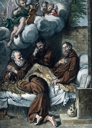 Scene of the life of Saint Francis of Assisi, 13th century