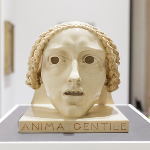 Proud character, gentle spirit, detail, 1912 (marble)