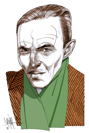 Piero Chiara, 2006 (digital coloured pencil drawing)