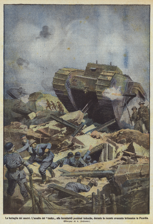 The Battle of the Monsters (Colour Litho)
