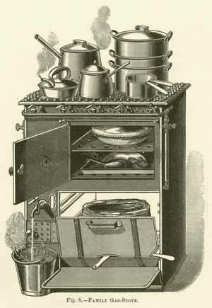 Family Gas-Stove (engraving)