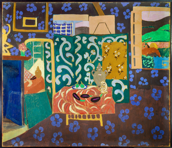 interieur aux eggplants 1911 (glue tempera on canvas)