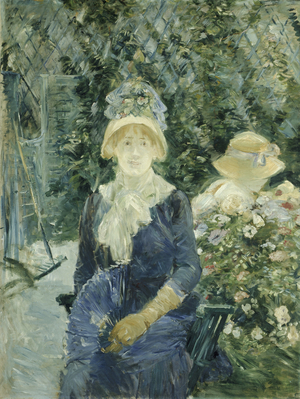 Woman in a Garden, 1882-83 (oil on canvas)