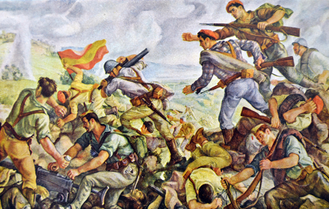 Battle of San Marcial part of the Battle of Irún was a critical battle of the Campaign of Gipuzkoa prior to the War in the North, during the Spanish Civil War.