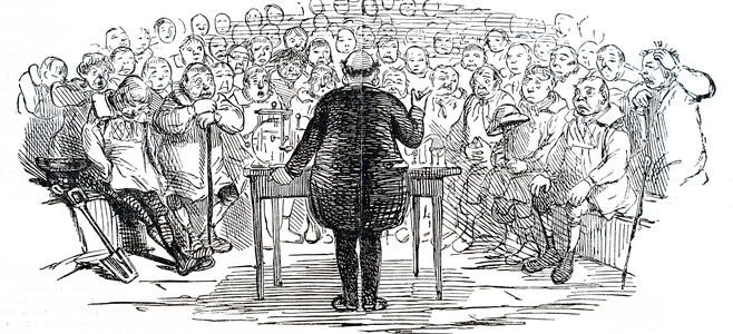 Professor Buckwheat educing the agricultural mind