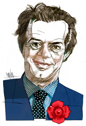 Franco Maria Ricci, 2022 (digital coloured pencil drawing)