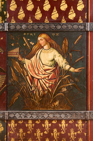 Great bookcase, 1859-62 (pine, carved, painted and gilded)