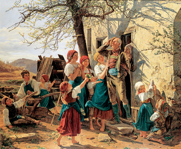 Wiedererstehen zu neuem Leben, 1848 (painting on canvas)