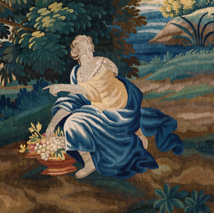 Flemish tapestry. End 17th century. Property of the church Sint-Walburgakerk Oudenaarde (Dekenij van de Sint-Walburga).
