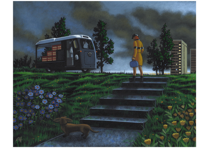 The Goodbye Girl, 2008 (acrylic on canvas board)