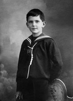 Prince heir Umberto II of Italy (1904-1983) here as a child c. 1910